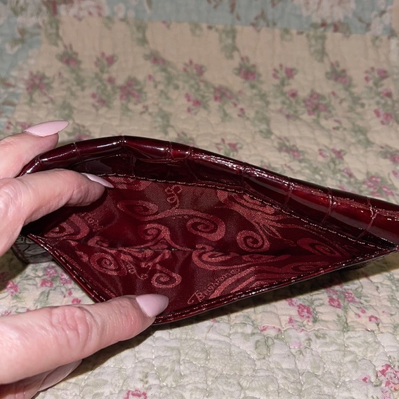 Brighton Paten leather Checkbook Card Holder/Wallet - Picture 8 of 9